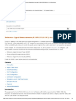 Reference Signal Measurements (RSRP, RSSI, RSRQ) For Cell Reselection