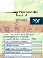 Defining Psychosocial Hazards and Their Theoretical Approaches