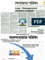 ABP Group: Management Information System: Presented By: Rikesh Bhattacharyya B16099