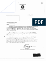 CIA Final Response Letter RE Hunter Thompson