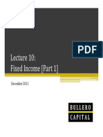 Lecture 10 - Fixed Income [Part 1]