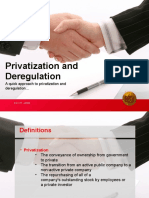 Privatization and Deregulation NhoelRes