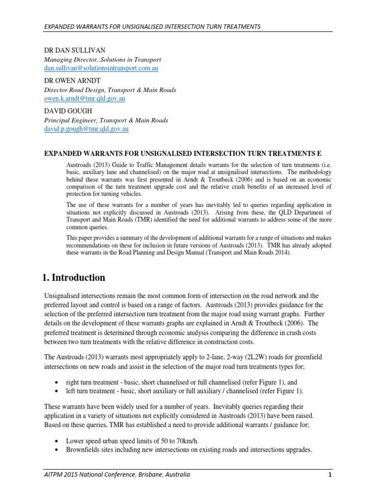 Dan Sullivan 2015 Session 6 | PDF | Lane | Traffic