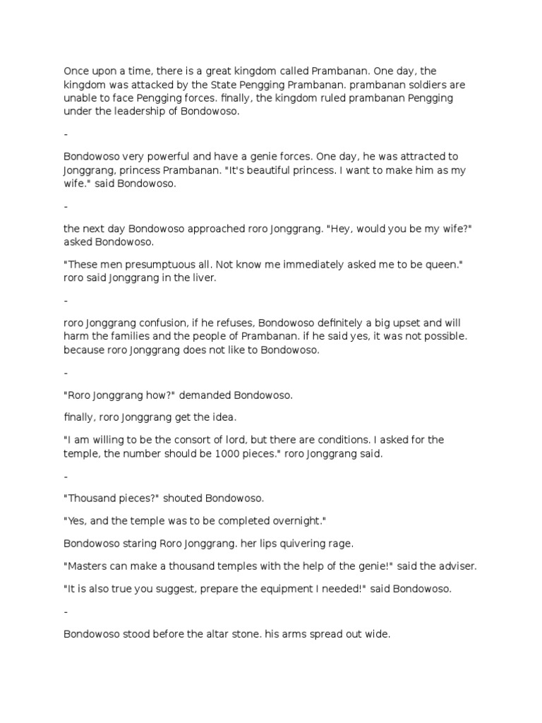 Komik bahasa Inggris cerita rakyat Jinn Violence