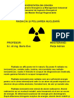 Radiatia Si Poluarea Nucleara