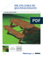 Construire Table Pique Nique PDF