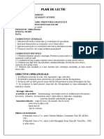 Plan de Lectie CL A 5-A Orasul Stat