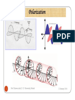 Polarization: 22 January 2014 Prof. Rizwan Alad, D. D. University, Nadiad