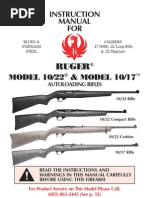 Ruger - 1017-1022 Semi Automatic Rifle