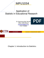 Chapter 1 - Introduction To Statistics PDF
