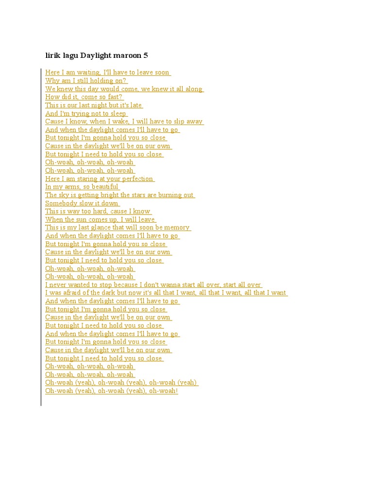 Lirik Lagu Pdf Leisure Entertainment General