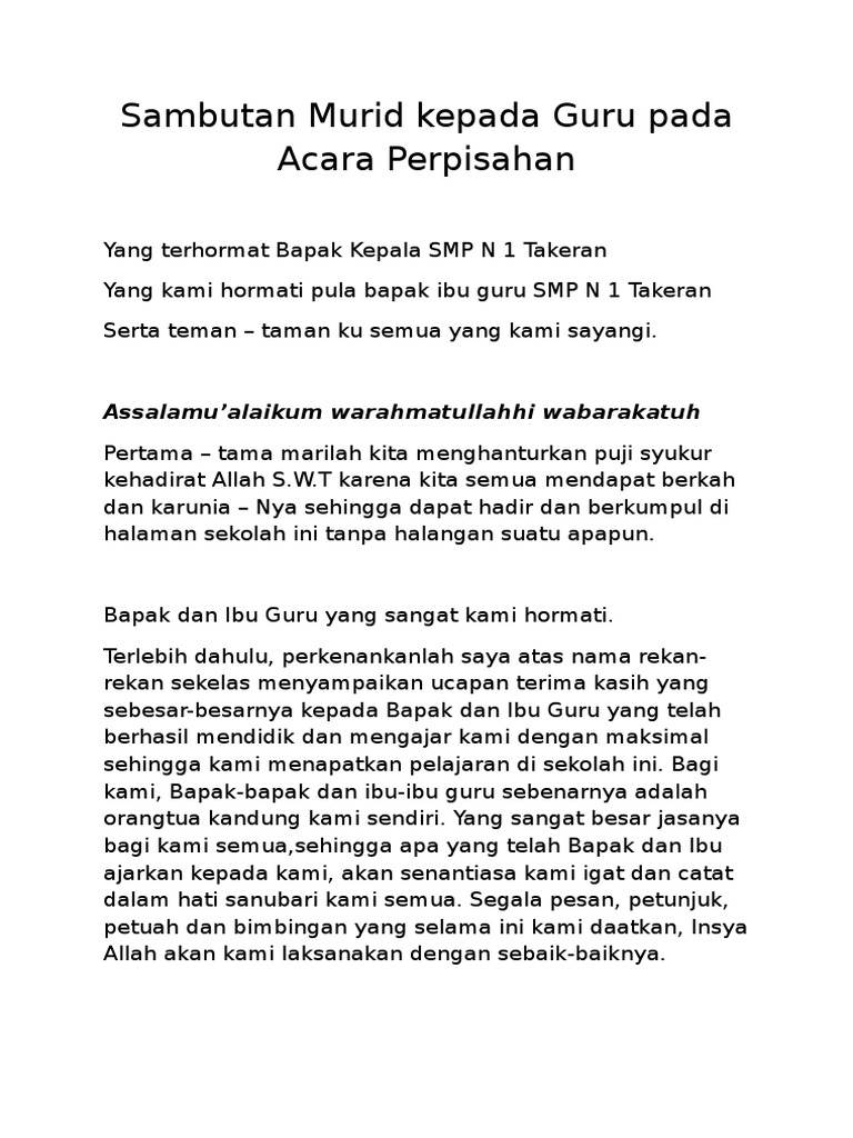 25+ Ucapan Terima Kasih Untuk Guru Dari Murid Saat Perpisahan