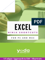 Excel Ninja Shortcuts