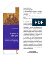 Der Episkopat im späten Byzanz. Ein Verzeichnis der Metropoliten und Bischöfe des Patriarchats von Konstantinopel in der Zeit von 1204 bis 1453 