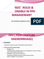 PPH - Nurse Role and Responsibilities in PPH