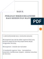 Bab II Peranan Mikroorganisme Bagi Kehidupan Manusia