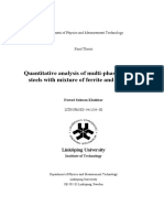 Quantitative Analysis of Multi-phase Systems Steels With Mixture of Ferrite and Austenite