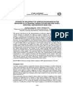 Studies of The Efferc of Surface Roughness in The Behavior Ultrasonic Signals in AISI 4340