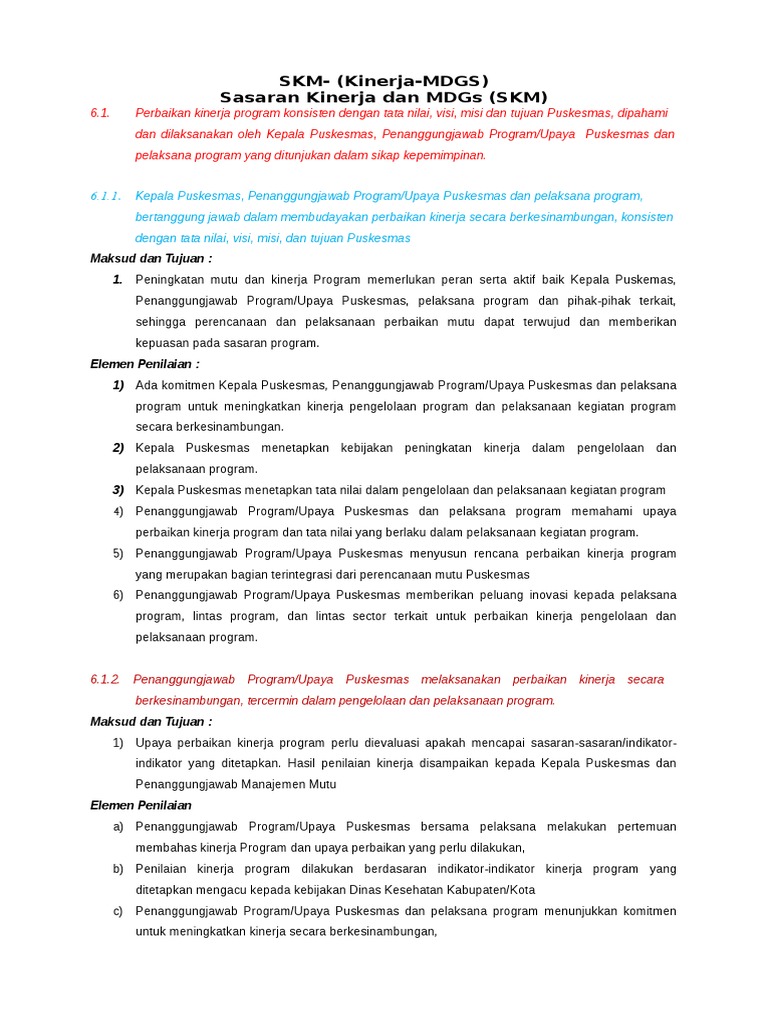 SOP Monitoring Pelaksanaan Kegiatan Program Dan Pelayanan
