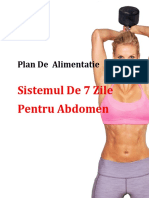 Plan de Alimentatie Sistemul de 7 Zile Pentru Abdomen