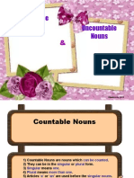 Countable & Uncountable Nouns