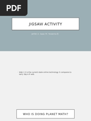 jigsaw activity 1