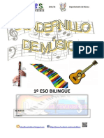 Cuadernillo Música Completo 1º Eso Bilingüe 15.16