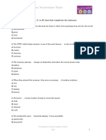 Activate! B1+ Extra Vocabulary Tests Test 2: Developed by Pearson Longman Hellas 2009