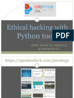 Ethical Hacking With Python Tools