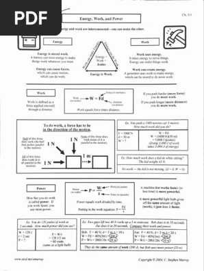 energy-work-power-worksheet-answer-key-pdf