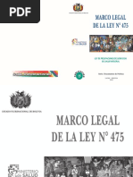 Marco Legal Ley 475