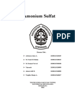 Proses Industri Kimia Ammonium Sulfat