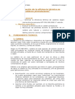 Informe de Energía Calderas