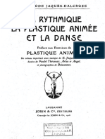 Méthode Jaques-Dalcroze. (VIme) Partie. La Plastique Animée PDF