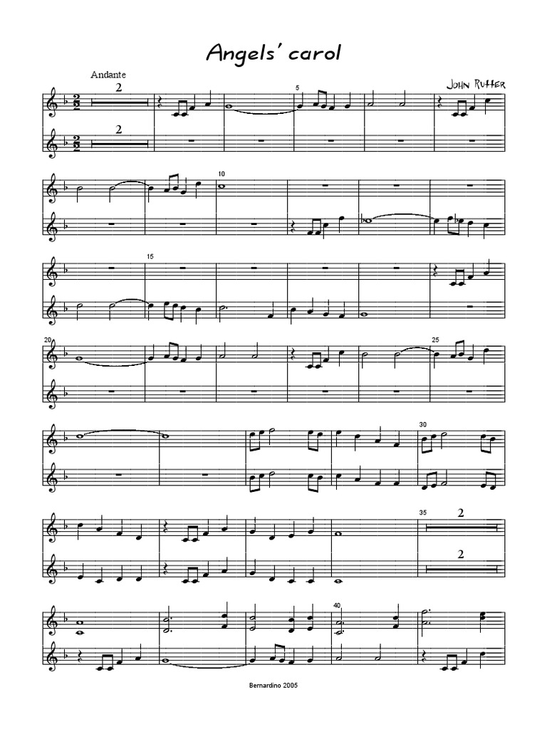 Angels Carol 2 Voci Pdf Religions Et Croyances Divertissement General Aprenda a tocar essa música usando as cifras, tablaturas e versão simplificada com o cifras. scribd