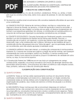 2. Constituição Conceito, Classificações, Primado Da Constituição, Controle de Constitucionalidade Das Leis e Dos Atos Normativos