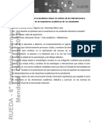 El Tutor Académico en La Enseñanza Virtual: Un Análisis de Las Intervenciones y Mediaciones en Las Trayectorias Académicas de Los Estudiantes