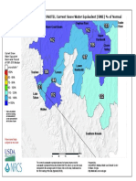 Nevada/California SNOTEL Current Snow Water Equivalent (SWE) % of Normal