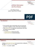 Formalizing Perfect Information Extensive Form Games: Game Theory Course: Jackson, Leyton-Brown & Shoham
