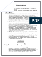 Coeficiente de Dilatacion Lineal