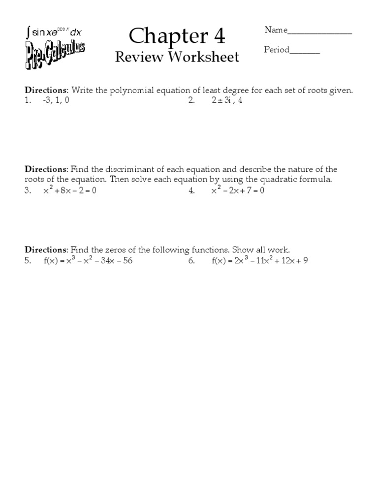 Chapter Review | PDF