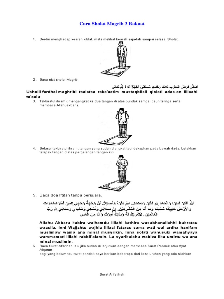 Bacaan Surat Pada Sholat Magrib