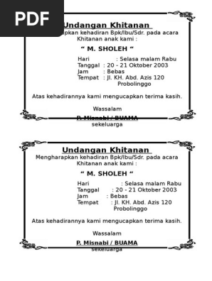 40 Best Collections Contoh Mohon Doa Restu Khitanan 40 Best Collections Contoh Mohon Doa Restu Khitanan
