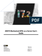 ANSYS Mechanical APDL As A Server Users Guide