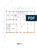 Denah Lt.1: Lift Hall Control Room Employee Changing Room Utility Room Kitchen