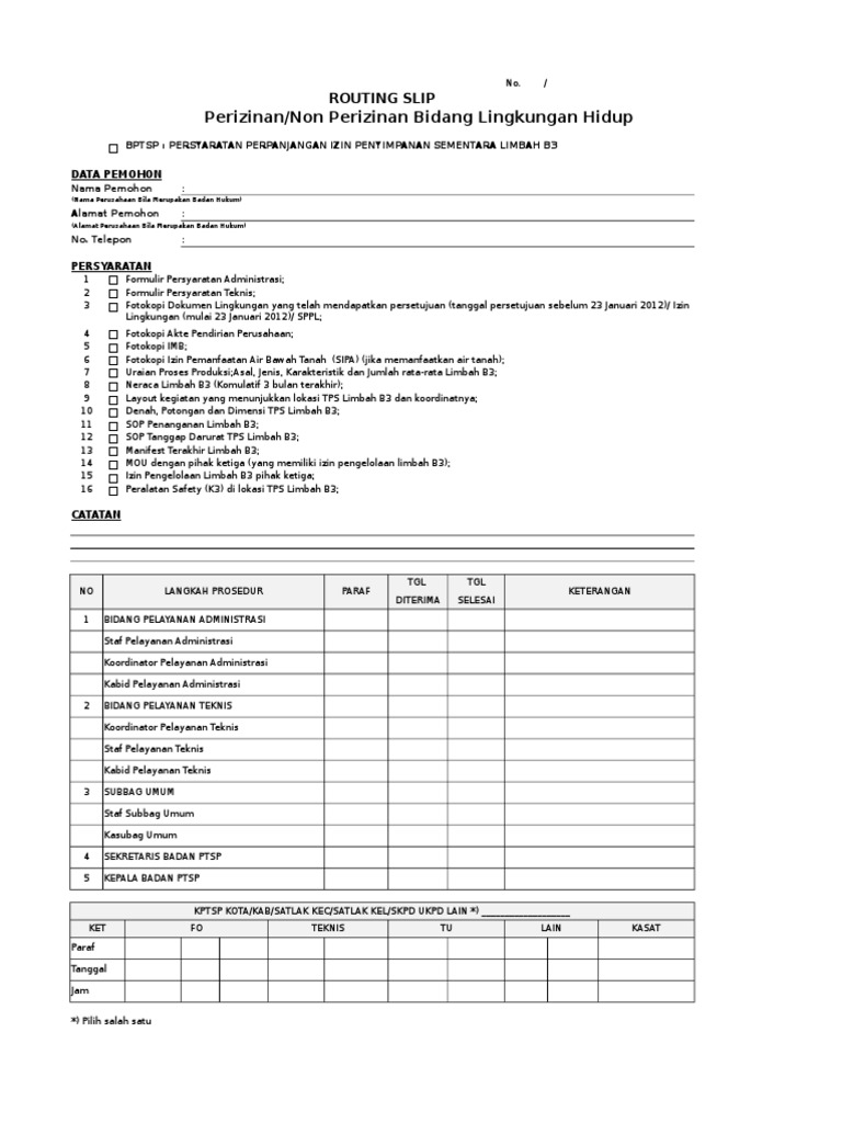 Persyaratan Izin Limbah B3 | PDF | Hukum
