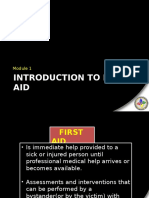 Module I - Introduction to First Aid