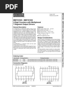 MM74C925 - MM74C926 4-Digit Counters With Multiplexed 7-Segment Output Drivers