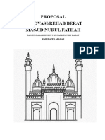Proposal Renovasi/Rehab Berat Masjid Nurul Fathah: Tanjung Alam Dusun I Kecamatan Sei Dadap Kabupaten Asahan