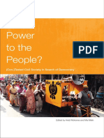 Power To The People?: (Con-) Tested Civil Society in Search of Democracy